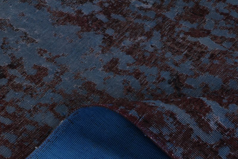 Handknuten Persisk Matta 205x295 cm Vintage - Blå/Brun - Orientaliska mattor - Persisk matta