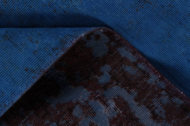 Handknuten Persisk Matta 205x295 cm Vintage - Blå/Brun - Orientaliska mattor - Persisk matta