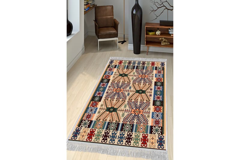 Homefesto Matta 100x150 cm - Multifärgad - Textil & mattor - Mattor - Orientaliska mattor