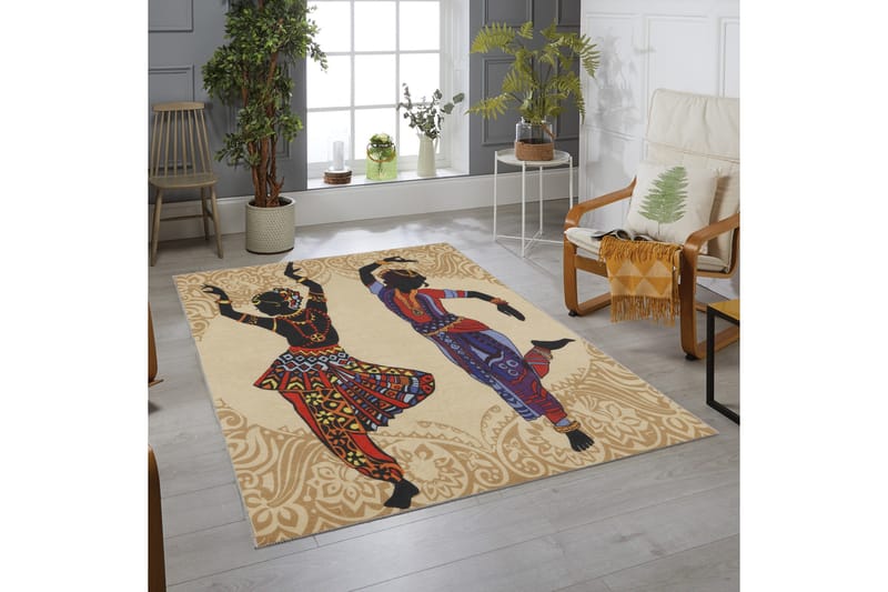 Homefesto Matta 100x150 cm - Multifärgad - Textil & mattor - Mattor - Orientaliska mattor