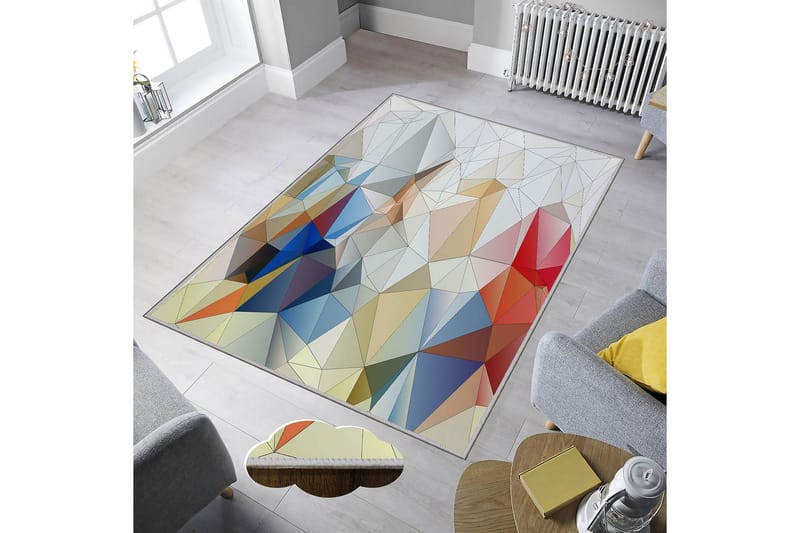 Homefesto Matta 100x150 cm - Multifärgad - Textil & mattor - Mattor - Orientaliska mattor