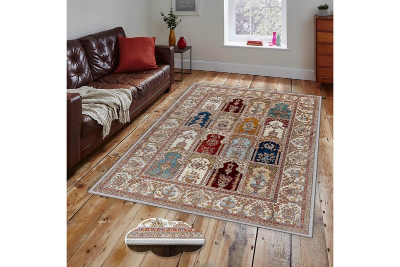 Homefesto Matta 100x200 cm - Multifärgad - Textil & mattor - Mattor - Orientaliska mattor