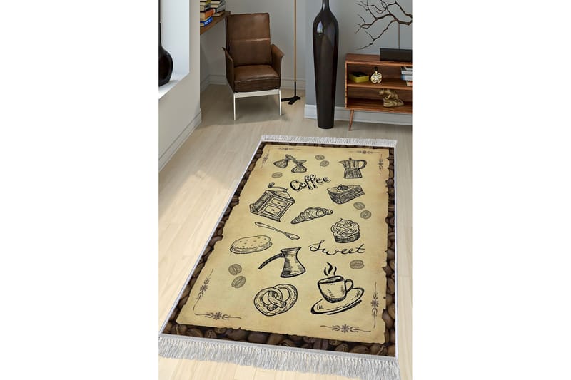 Homefesto Matta 100x200 cm - Multifärgad/Sammet - Textil & mattor - Mattor - Orientaliska mattor