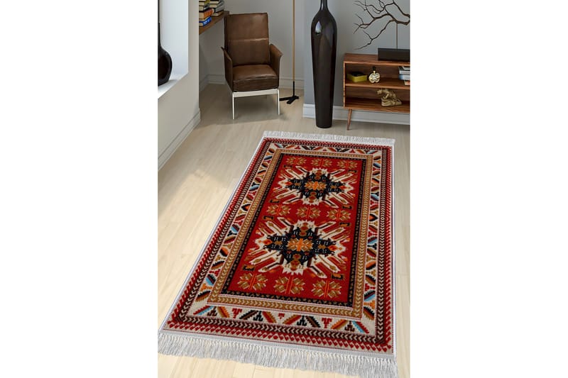 Homefesto Matta 100x200 cm - Multifärgad/Sammet - Orientaliska mattor - Persisk matta