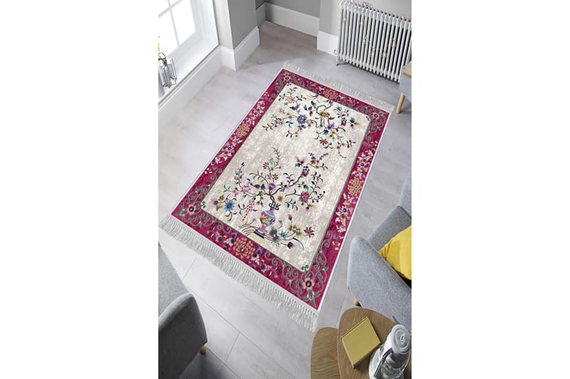 Homefesto Matta 100x200 cm - Multifärgad/Sammet - Orientaliska mattor - Persisk matta