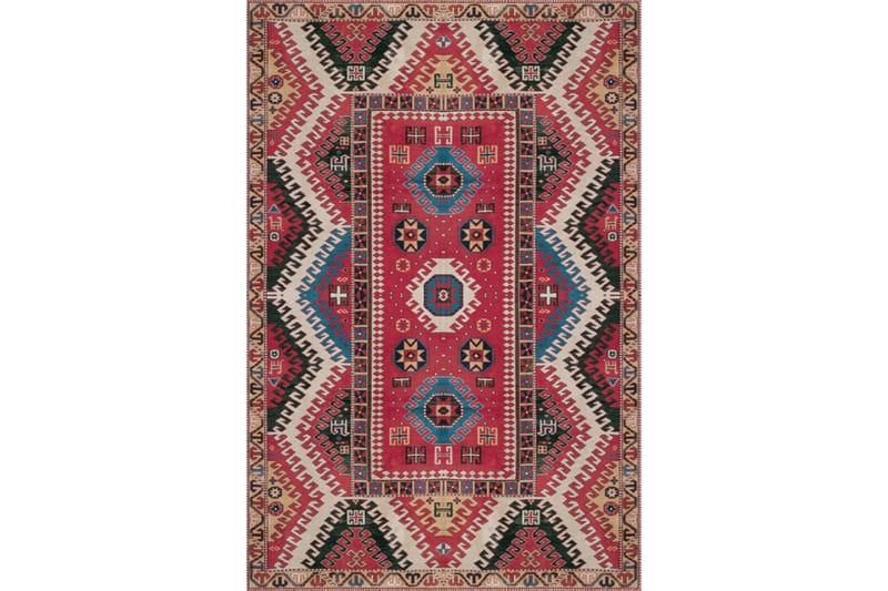 Homefesto Matta 100x200 cm - Multifärgad/Sammet - Textil & mattor - Mattor - Orientaliska mattor