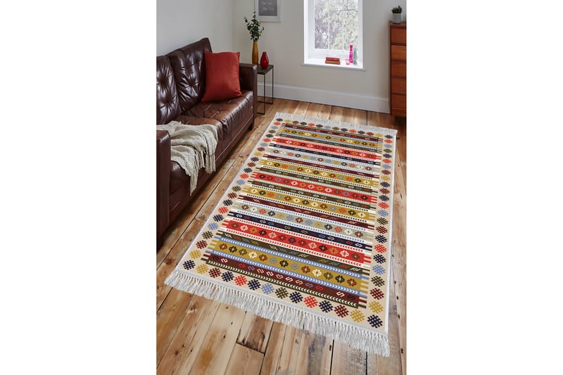 Homefesto Matta 100x200 cm - Multifärgad/Sammet - Textil & mattor - Mattor - Orientaliska mattor