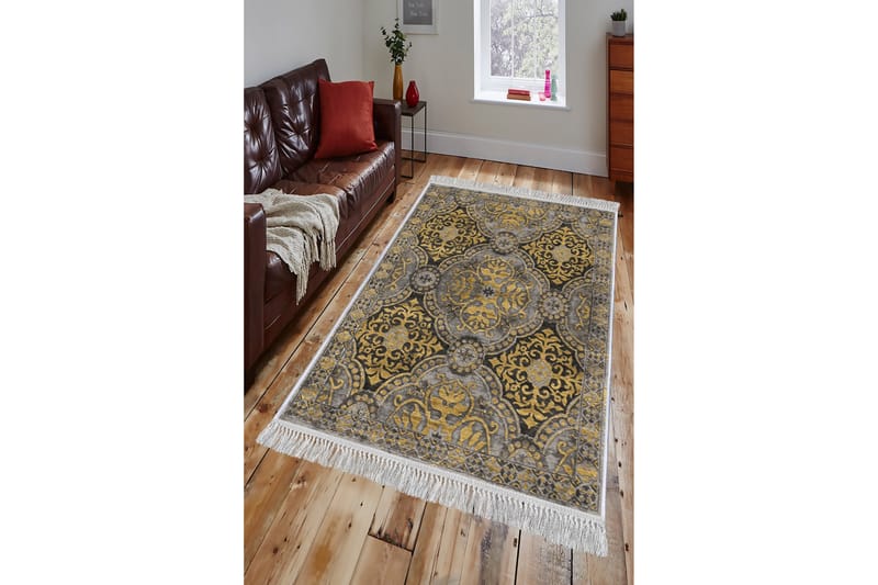 Homefesto Matta 100x200 cm - Multifärgad/Sammet - Orientaliska mattor - Persisk matta