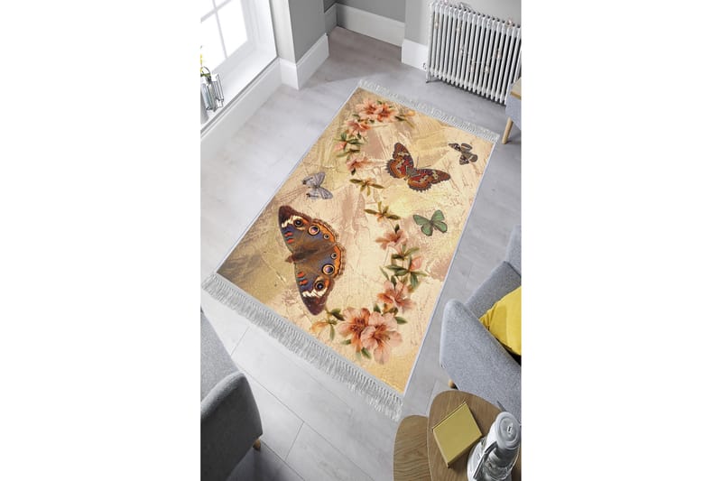 Homefesto Matta 100x200 cm - Multifärgad/Sammet - Textil & mattor - Mattor - Orientaliska mattor