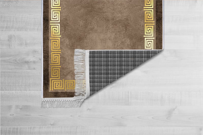 Homefesto Matta 100x300 cm - Multifärgad/Sammet - Handvävda mattor - Gummerade mattor - Orientaliska mattor - Små mattor - Persisk matta - Stora mattor