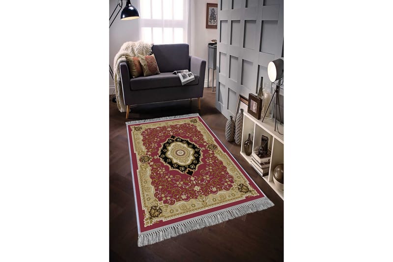 Homefesto Matta 100x300 cm - Multifärgad/Sammet - Orientaliska mattor - Persisk matta