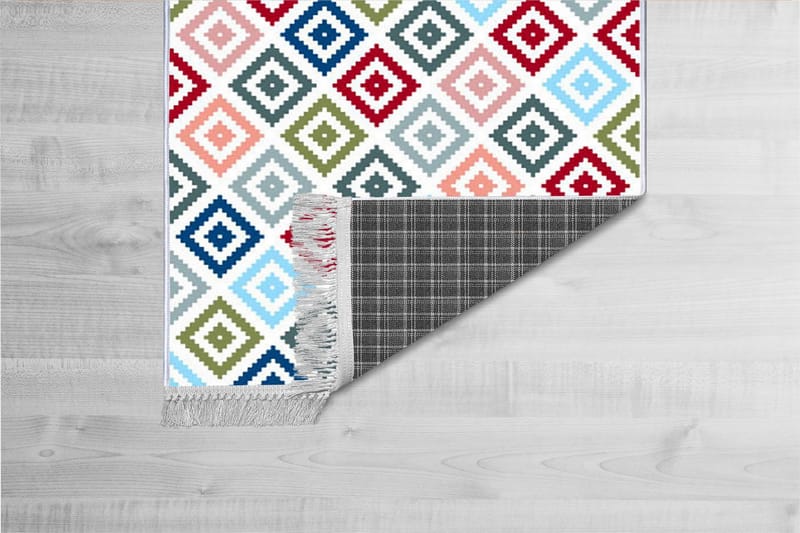 Homefesto Matta 100x300 cm - Multifärgad/Sammet - Textil & mattor - Mattor - Orientaliska mattor