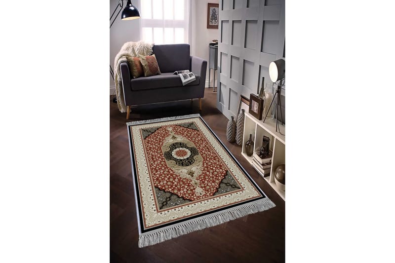 Homefesto Matta 100x300 cm - Multifärgad/Sammet - Orientaliska mattor - Persisk matta