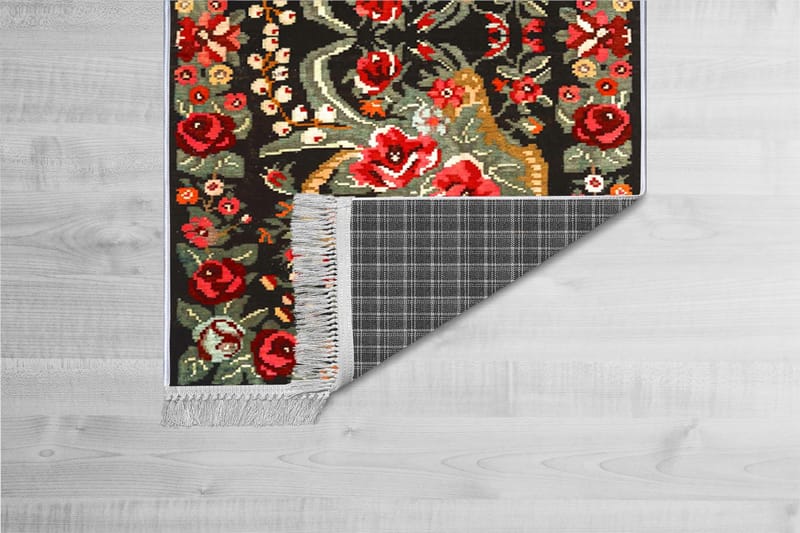 Homefesto Matta 100x300 cm - Multifärgad/Sammet - Orientaliska mattor - Persisk matta