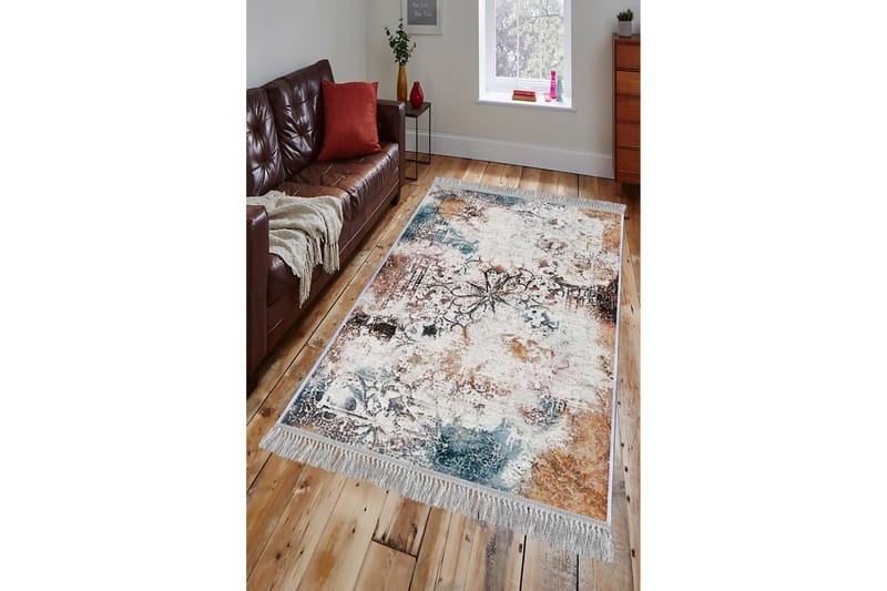 Homefesto Matta 100x300 cm - Multifärgad/Sammet - Orientaliska mattor - Persisk matta