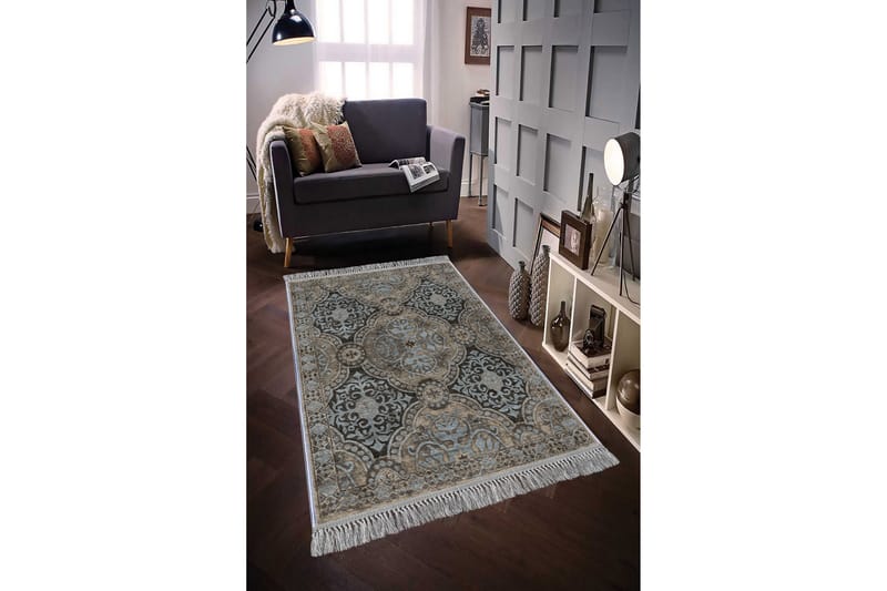 Homefesto Matta 120x180 cm - Multifärgad/Sammet - Handvävda mattor - Gummerade mattor - Orientaliska mattor - Små mattor - Persisk matta - Stora mattor