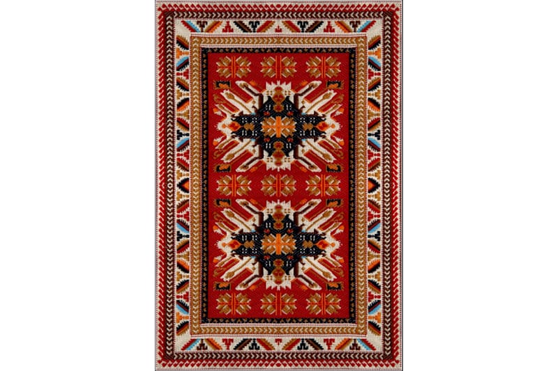 Homefesto Matta 140x220 cm - Multifärgad/Sammet - Orientaliska mattor - Persisk matta