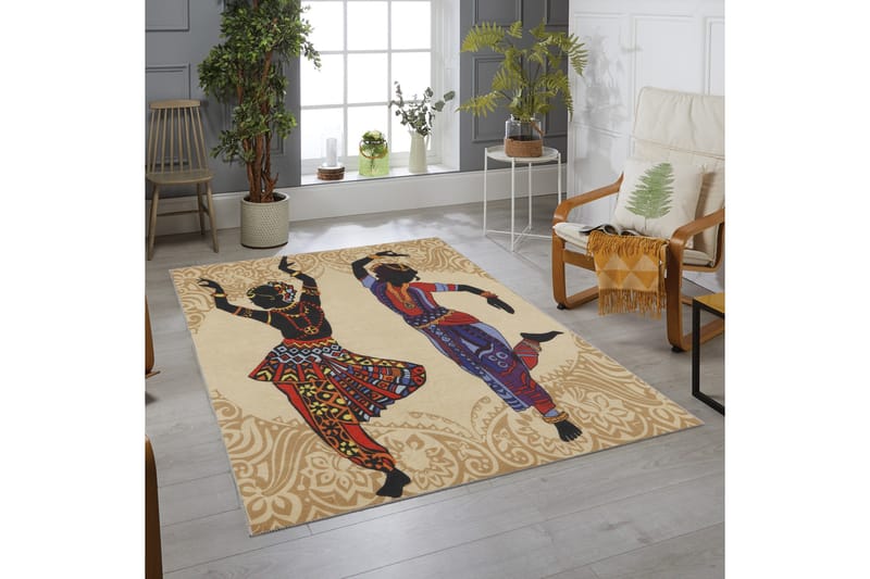Homefesto Matta 160x230 cm - Multifärgad - Orientaliska mattor - Persisk matta