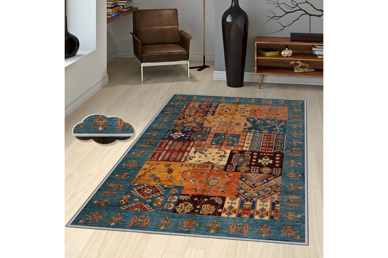 Homefesto Matta 160x230 cm - Multifärgad - Orientaliska mattor - Persisk matta