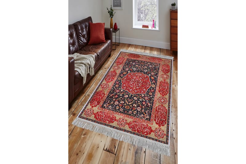 Homefesto Matta 80x120 cm - Multifärgad/Sammet - Orientaliska mattor - Persisk matta