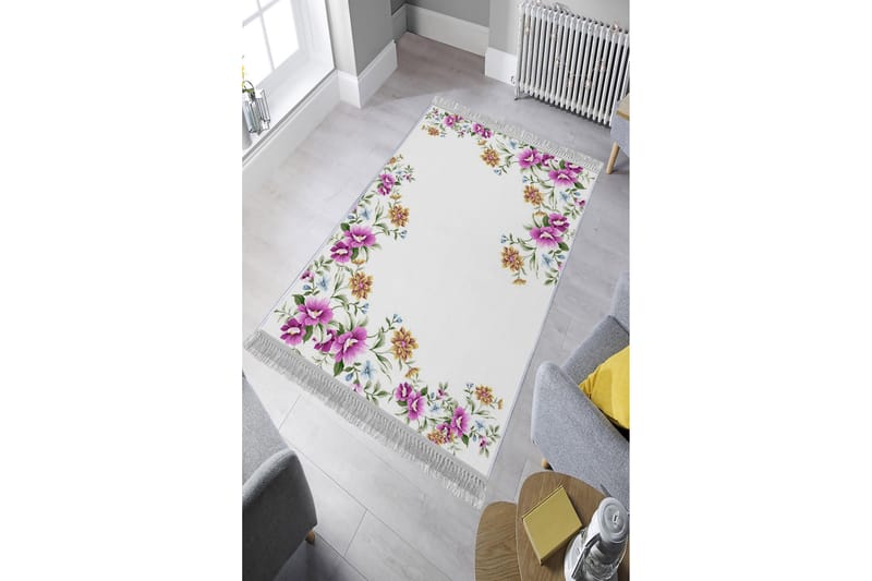 Homefesto Matta 80x120 cm - Multifärgad/Sammet - Orientaliska mattor - Persisk matta