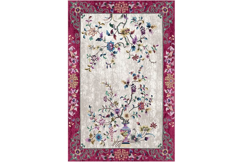 Homefesto Matta 80x120 cm - Multifärgad/Sammet - Orientaliska mattor - Persisk matta