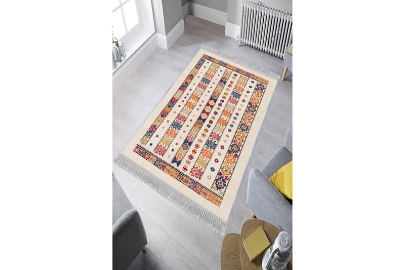 Homefesto Matta 80x120 cm - Multifärgad/Sammet - Orientaliska mattor - Persisk matta