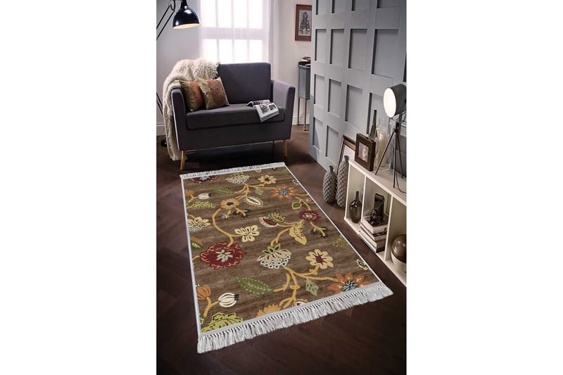 Homefesto Matta 80x120 cm - Multifärgad/Sammet - Orientaliska mattor - Persisk matta