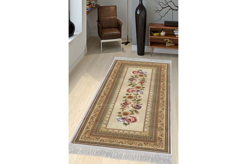 Homefesto Matta 80x120 cm - Multifärgad/Sammet - Orientaliska mattor - Persisk matta