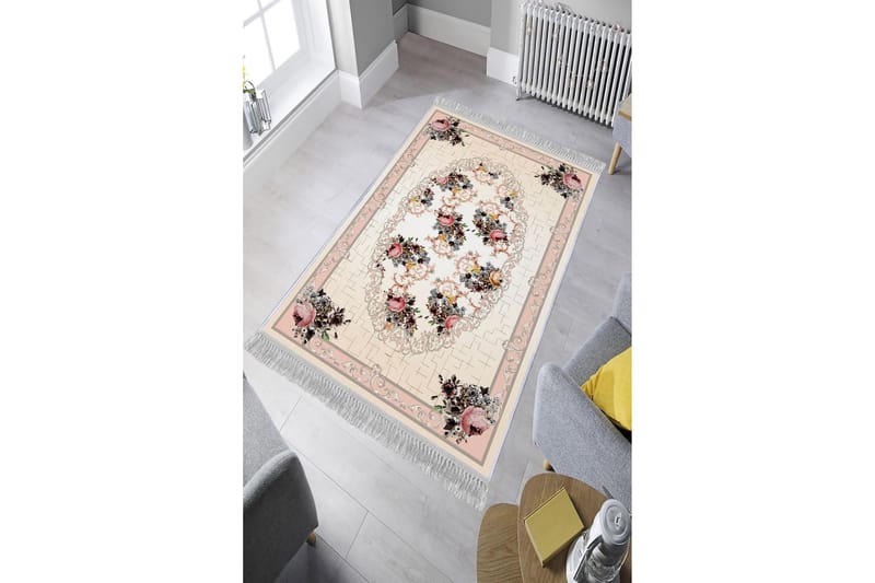 Homefesto Matta 80x120 cm - Multifärgad/Sammet - Orientaliska mattor - Persisk matta