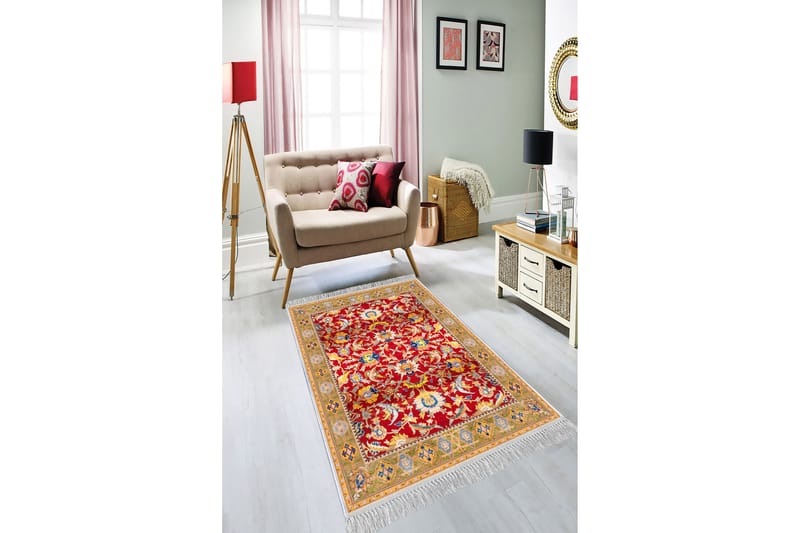 Homefesto Matta 80x150 cm - Multifärgad/Sammet - Orientaliska mattor - Persisk matta