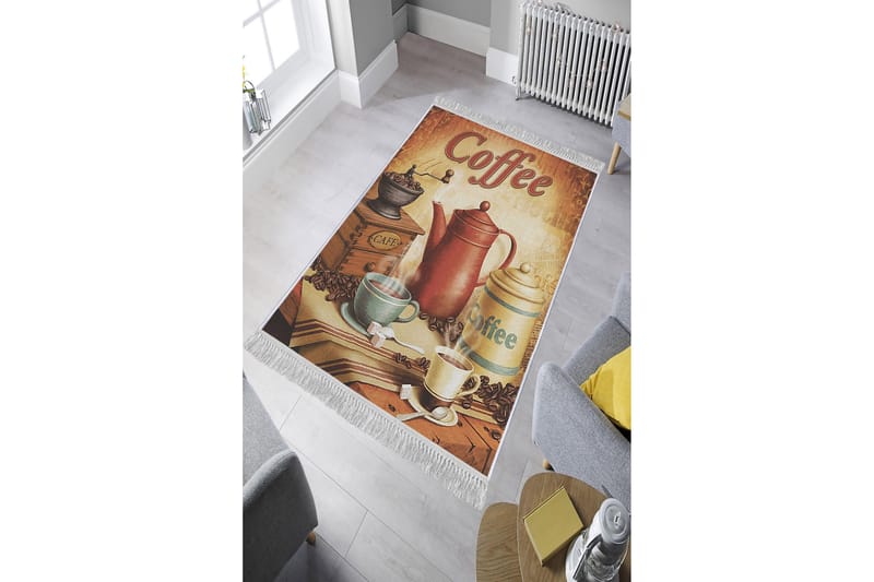 Homefesto Matta 80x150 cm - Multifärgad/Sammet - Orientaliska mattor - Persisk matta