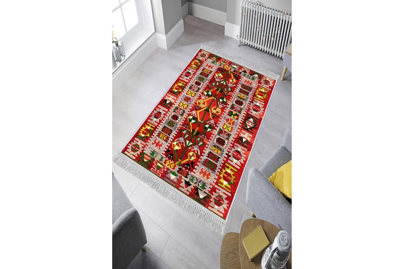 Homefesto Matta 80x300 cm - Multifärgad/Sammet - Orientaliska mattor - Persisk matta