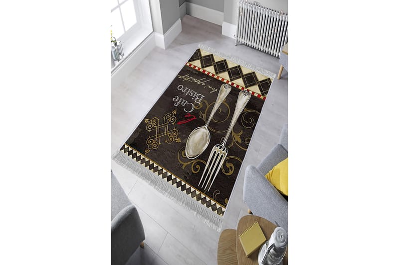 Homefesto Matta 80x300 cm - Multifärgad/Sammet - Orientaliska mattor - Persisk matta