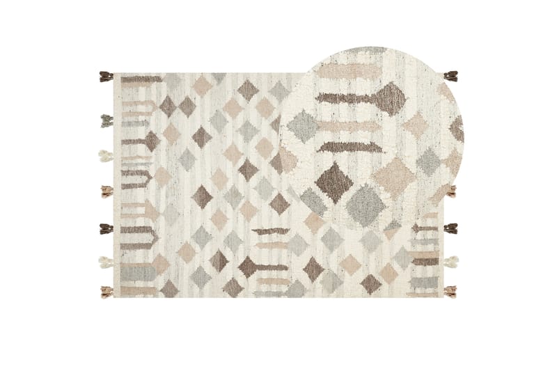 Kaghtsrashen Kelimmatta 160x230 cm - Beige - Kelimmattor