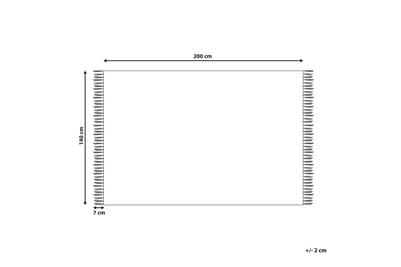 Kamaris Kelimmatta 140x200 cm - Röd - Kelimmattor