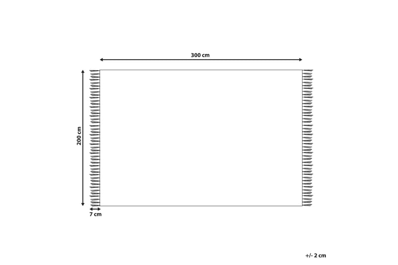 Parakar Kelimmatta 200x300 cm - Röd - Kelimmattor