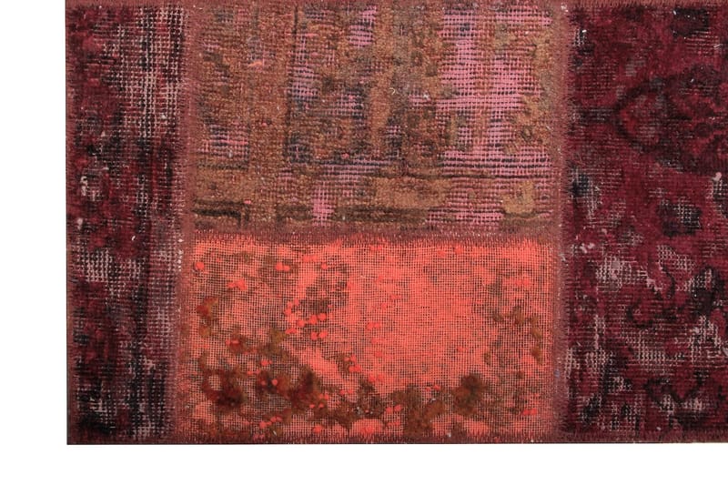 Handknuten Persisk Patchwork Ullmatta 170x239 cm Garn - Flerfärgad - Patchwork matta