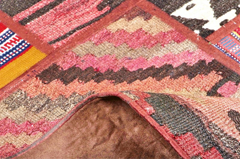 Handknuten Persisk Patchworkmatta 170x230 cm - Flerfärgad - Patchwork matta