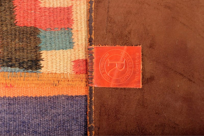 Handknuten Persisk Patchwork Ullmatta 70x251 cm Garn - Flerfärgad - Patchwork matta