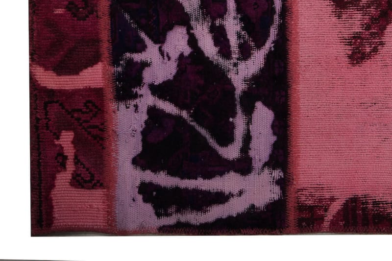 Handknuten Persisk Patchwork Ullmatta 169x235 cm Garn - Flerfärgad - Patchwork matta