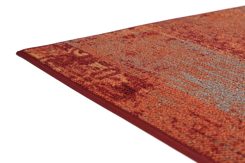 Rustiikki Matta Rund 240 cm Röd-orange - Vm Carpet - Dörrmatta & hallmatta - Gångmattor