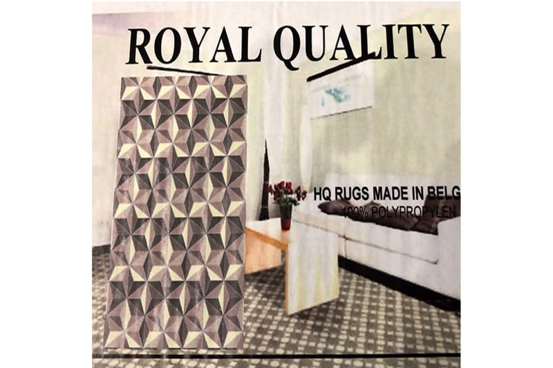 Royal Matta 200x290 cm - Röd/Rosa/Flerfärgad - Mattor