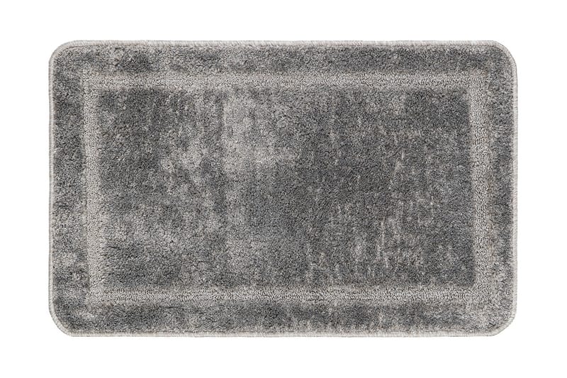 Ryo Badrumsmatta 80x140 cm Oval - Grå - Badrumsmatta - Gummerade mattor - Små mattor - Mönstrade mattor - Stora mattor - Handvävda mattor