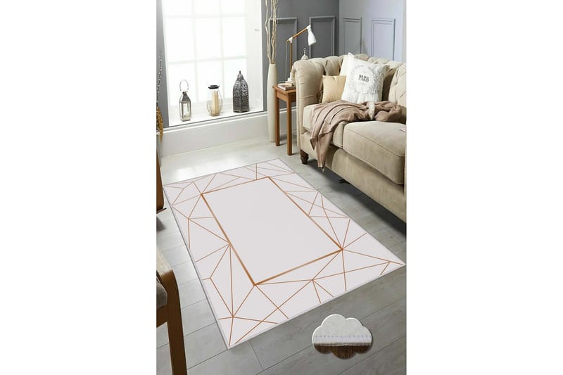 Homefesto Matta 80x200 cm - Multifärgad - Wiltonmattor - Handvävda mattor - Gummerade mattor - Små mattor - Mönstrade mattor - Stora mattor - Friezematta