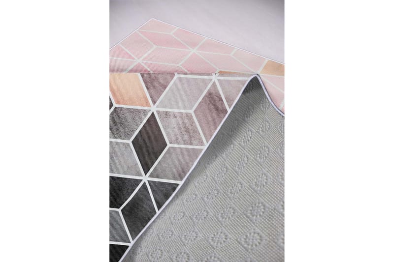 Homefesto Matta 80x200 cm - Multifärgad - Wiltonmattor - Handvävda mattor - Gummerade mattor - Små mattor - Mönstrade mattor - Stora mattor - Friezematta
