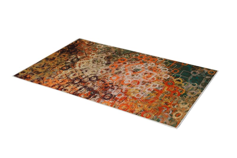 Kermet Matta 80x150 cm - Flerfärgad - Mattor - Gummerade mattor - Små mattor - Mönstrade mattor - Stora mattor - Handvävda mattor