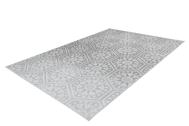 Terbeau Grand Matta 120x170 cm Grå/Blå - D-Sign - Mattor - Gummerade mattor - Små mattor - Mönstrade mattor - Stora mattor - Handvävda mattor