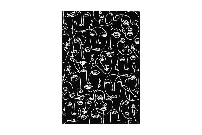 Ink Face Matta 200x290 cm - Svart - Textil & mattor - Mattor - Stora mattor