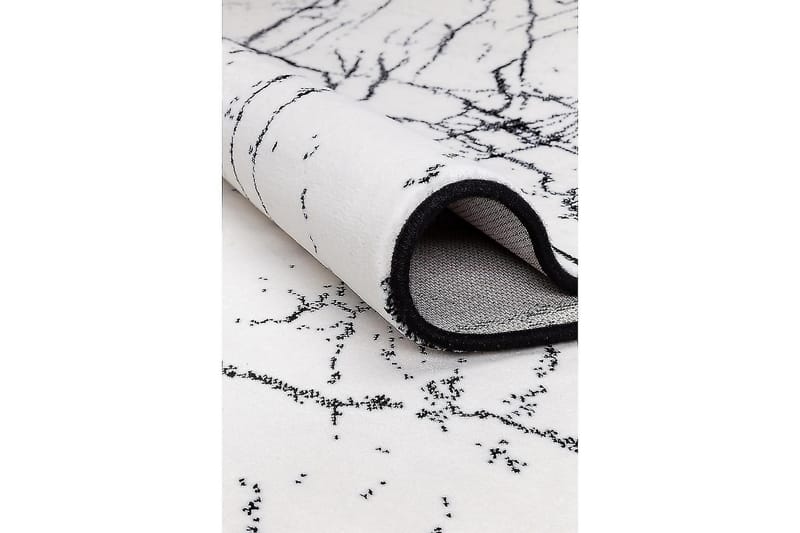 Ink Marble Matta Rund 200 cm - Vit - Textil & mattor - Mattor - Stora mattor